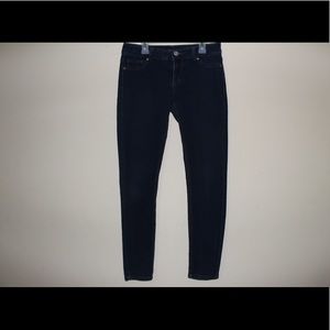 Dark blue skinny jeans